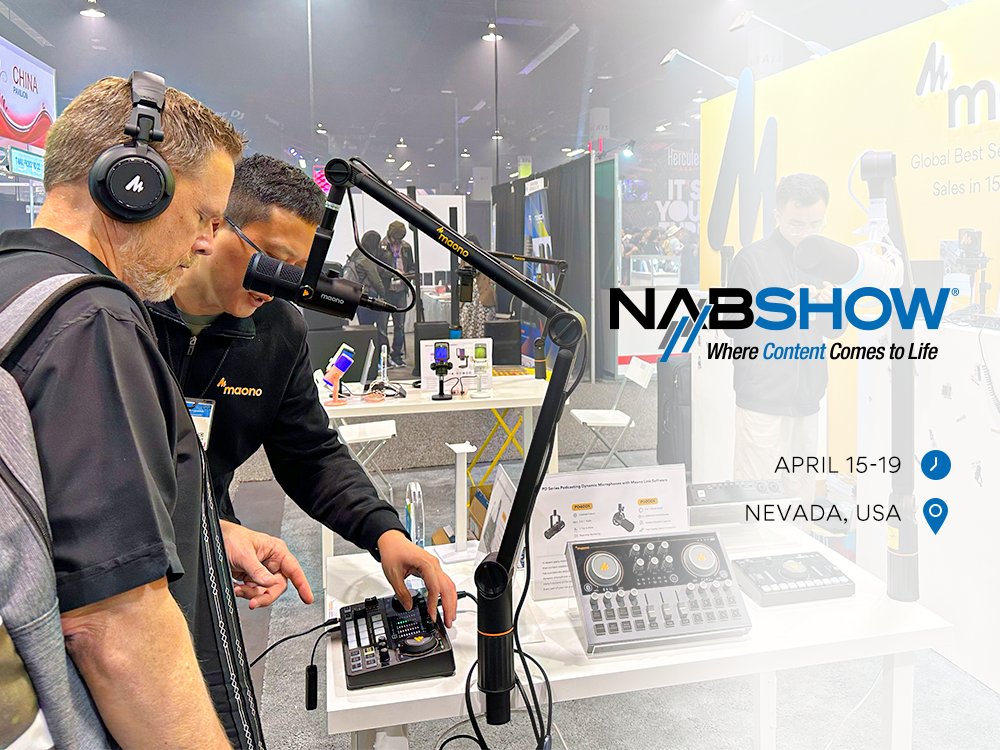 202304 Maono Exhibition  NAB_1000-750 (1).jpg__PID:7497bdaa-fc37-4865-8749-1aad008fbeae