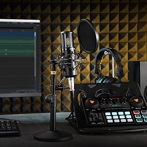 Maono PM325 3.5mm microphone for studio
