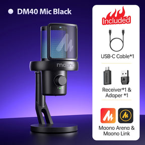DM40 USB/Wireless Gaming Desktop Microphone
