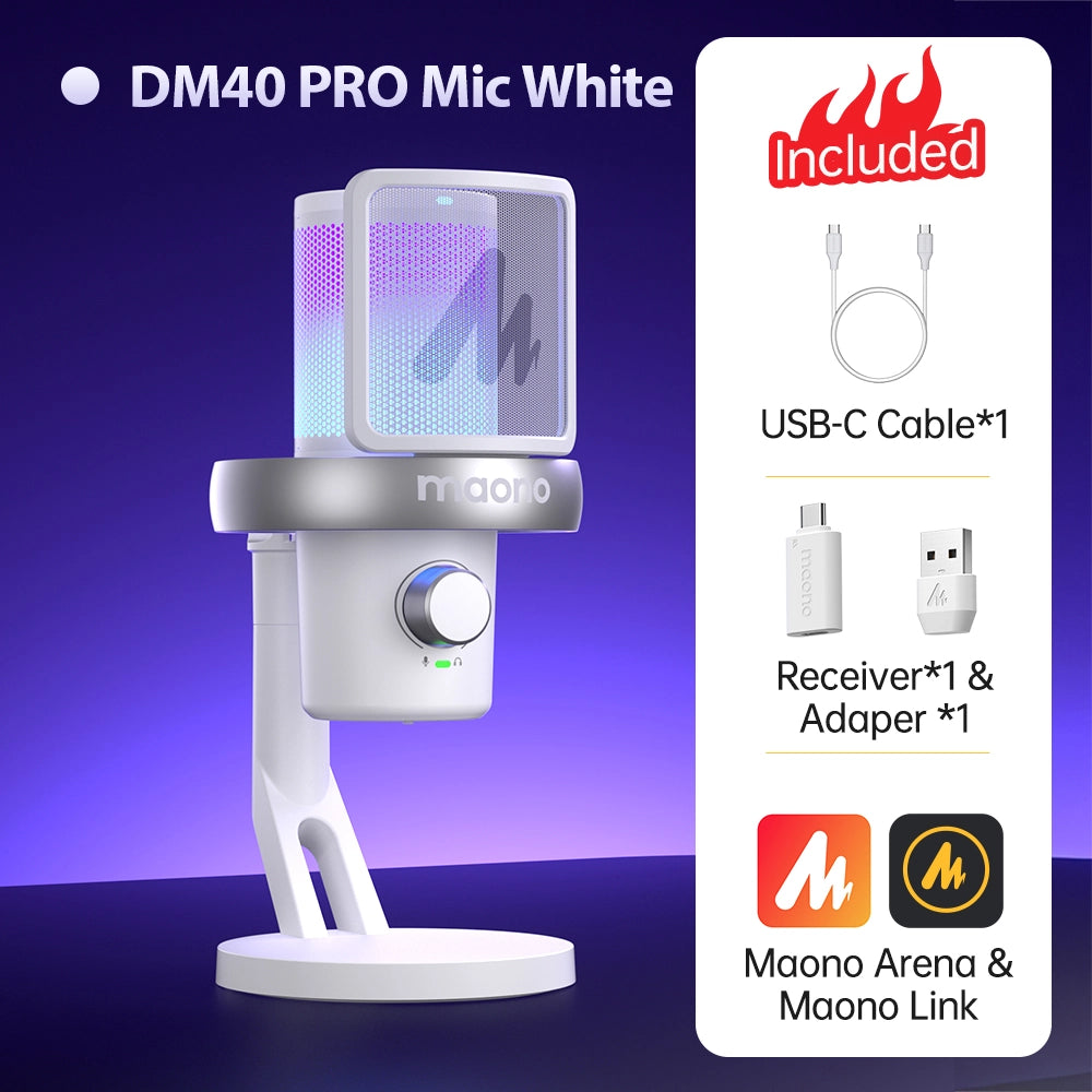 DM40 USB/Wireless Gaming Desktop Microphone