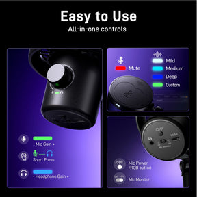 DM40 USB/Wireless Gaming Desktop Microphone