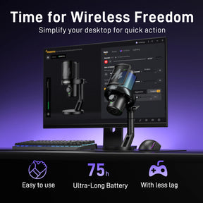 DM40 USB/Wireless Gaming Desktop Microphone