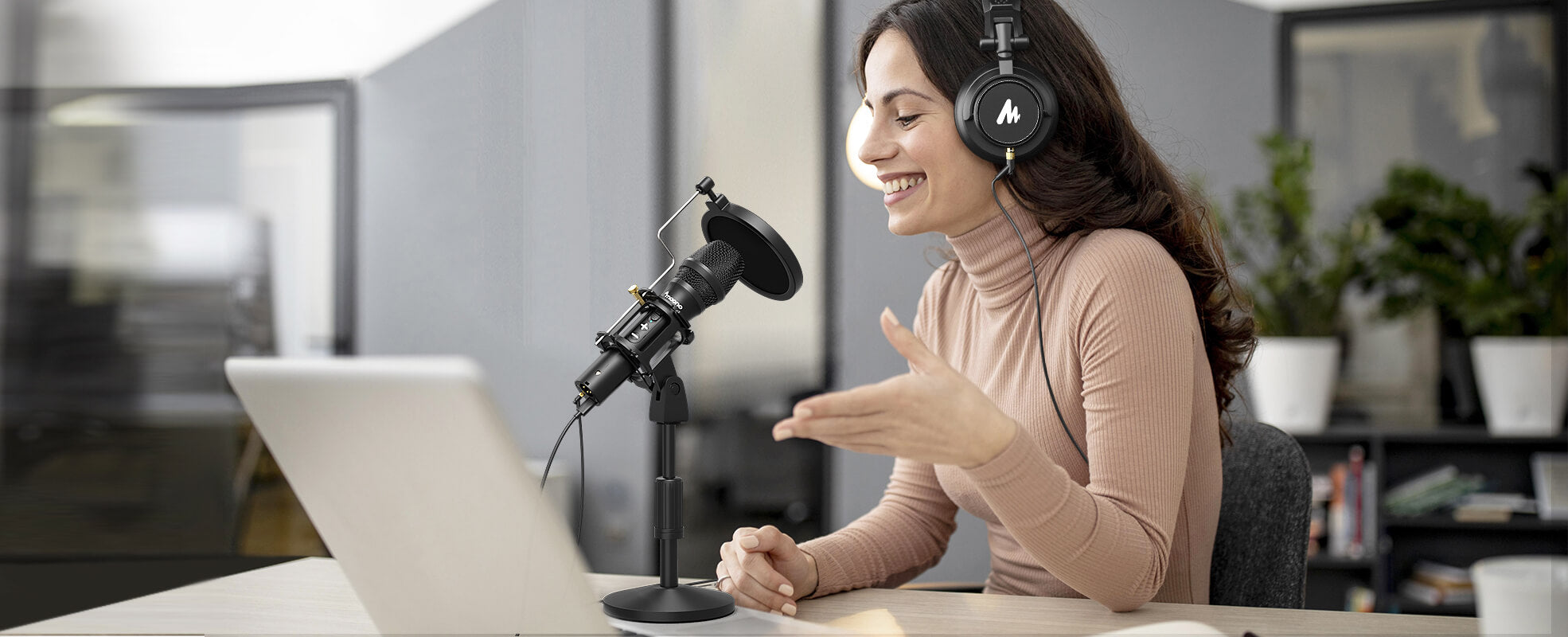 HD300T XLR/USB Internet microphone14