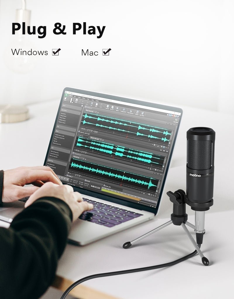 MAONO PM360 3.5MM Microphone For Podcasting