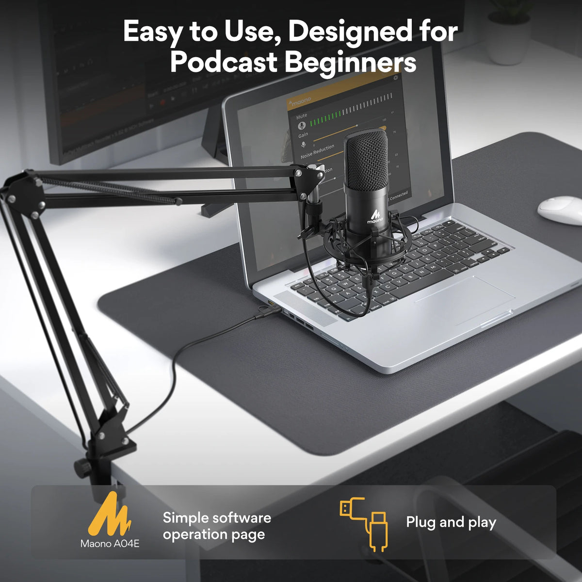 MAONO AU-A04 USB Microphone for Podcast ( US Clearance Only)
