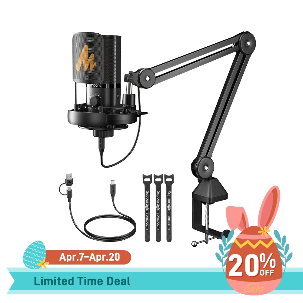 PM450 USB Condenser Microphone For Studio Recording & Podcasting