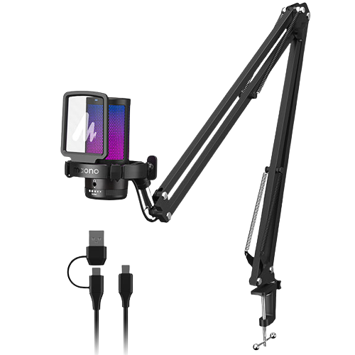 DGM20S USB gaming microphone black DGM20S USB gaming microphone black