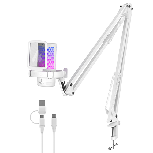 DGM20S USB gaming microphone white 