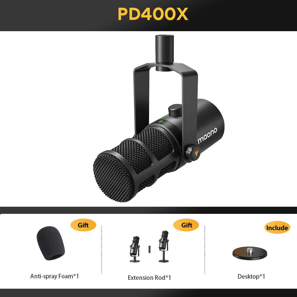 PD400X USB PODCASTING MICROPHONE